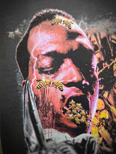 Customer photo review of "Say My Name" Candyman T-Shirt | @eatmygat_