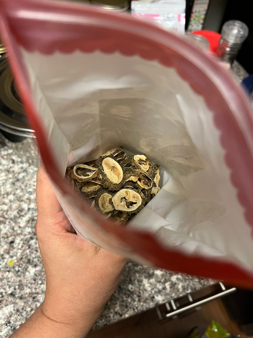 Customer photo review of Bitter Melon (Karela), Certified Organic - 1.7 oz