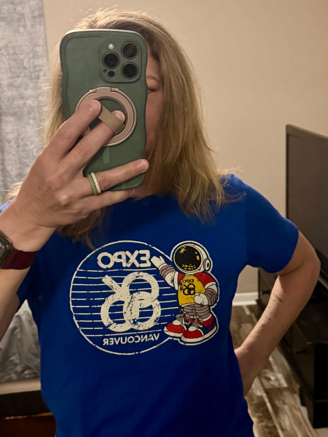Customer photo review of Ernie Expo 86 Vancouver T-shirt