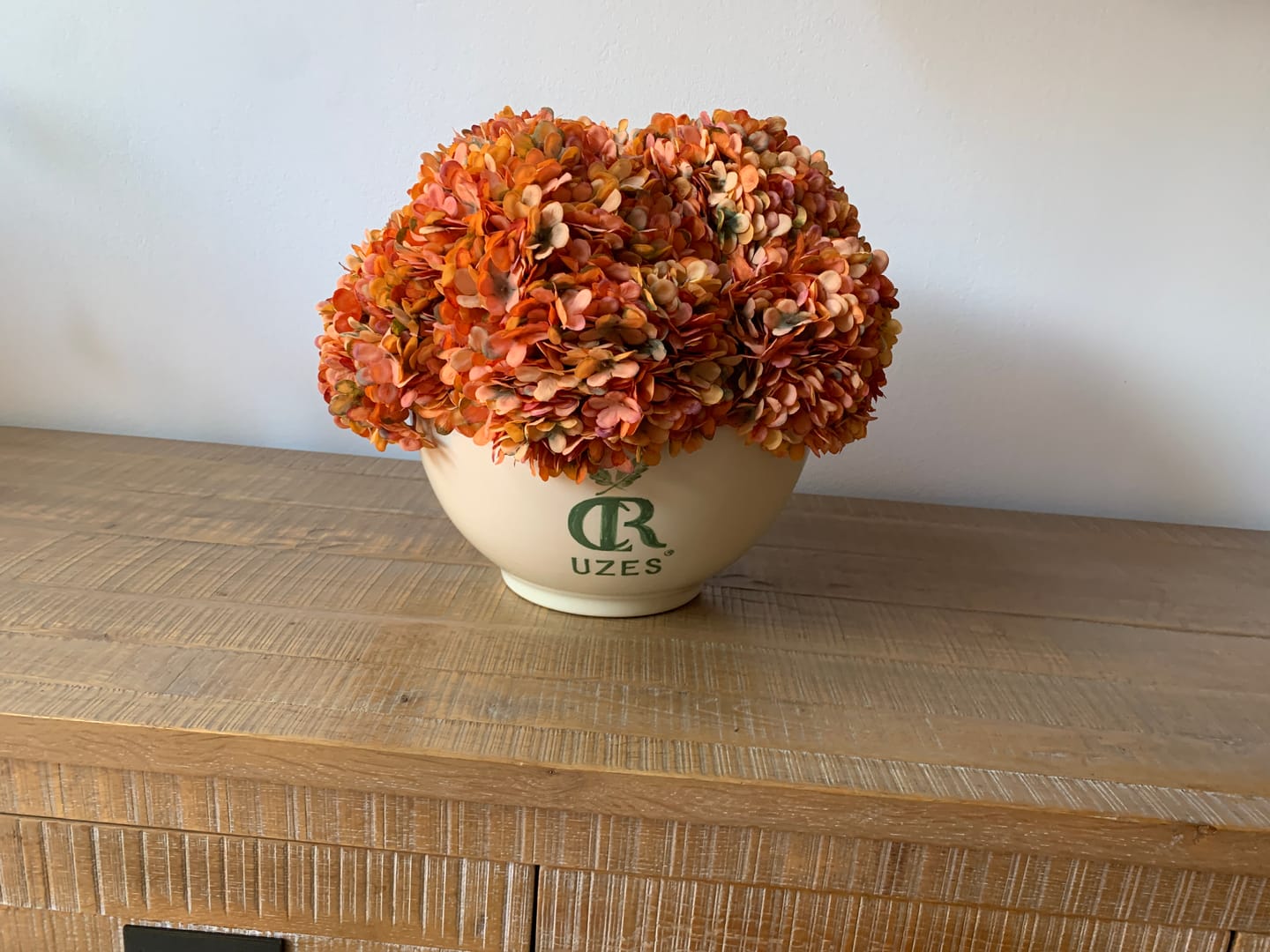 Customer photo review of Grande Hortensia (5 tiges) - Orange