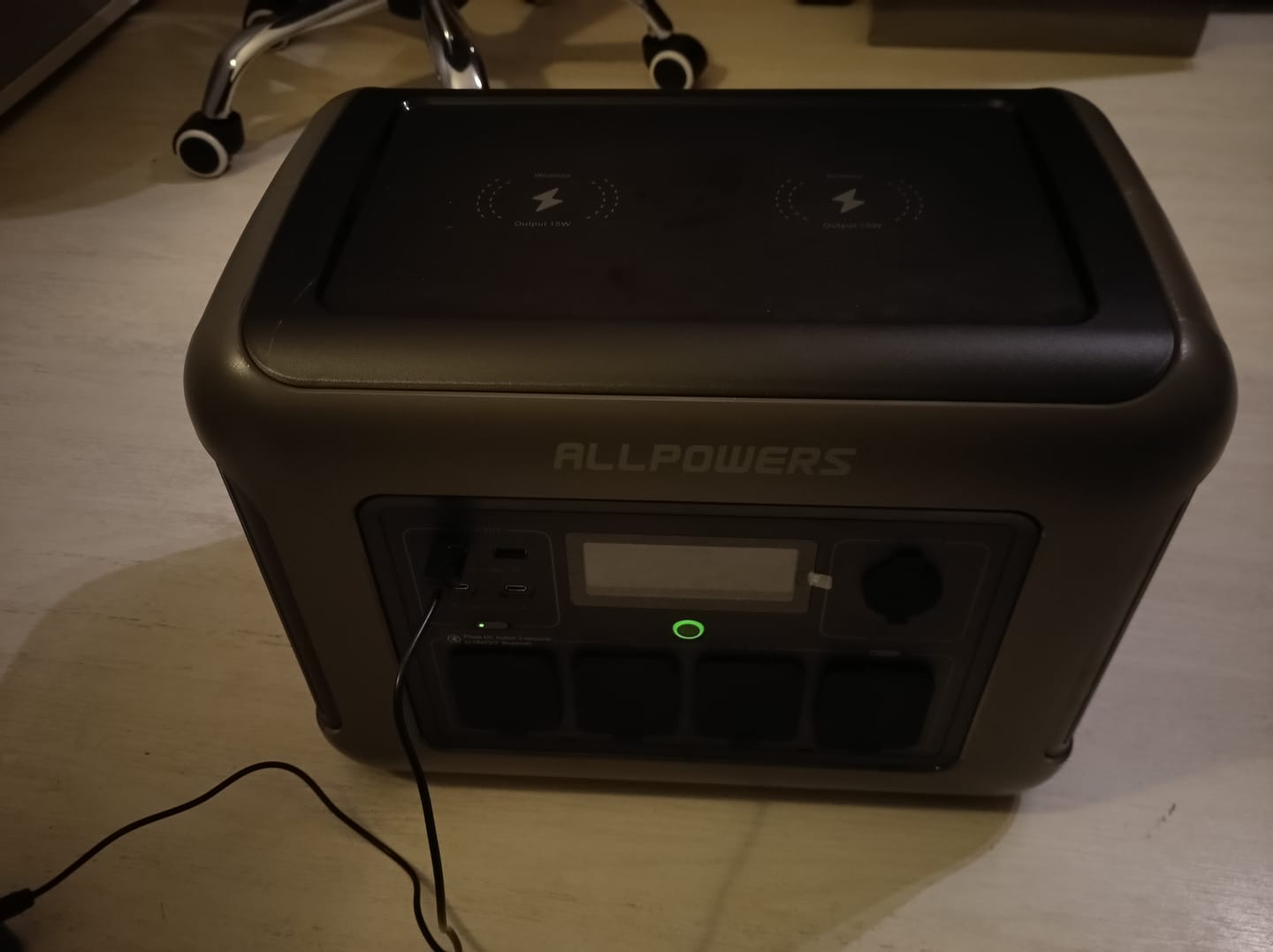 Customer photo review of ALLPOWERS R1500 Station électrique portable 1800W 1152Wh Batterie LiFeP04