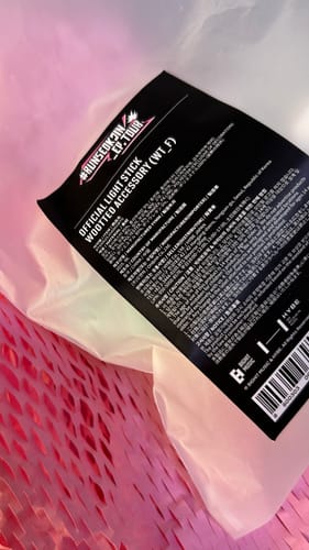 Customer photo review of BTS JIN Official Light Stick Wootteo Accessory