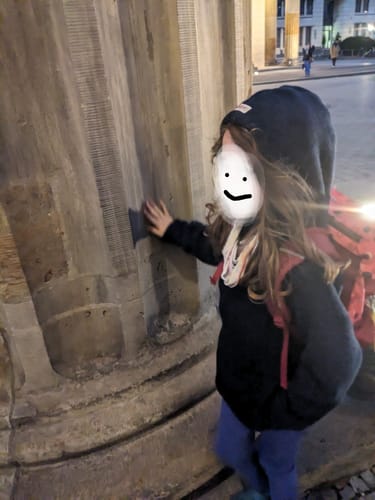 Customer photo review of Wollfleece Kapuzenjacke Blau