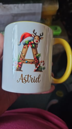 Customer photo review of Tasse Personalisiert - Weihnachtstasse 5