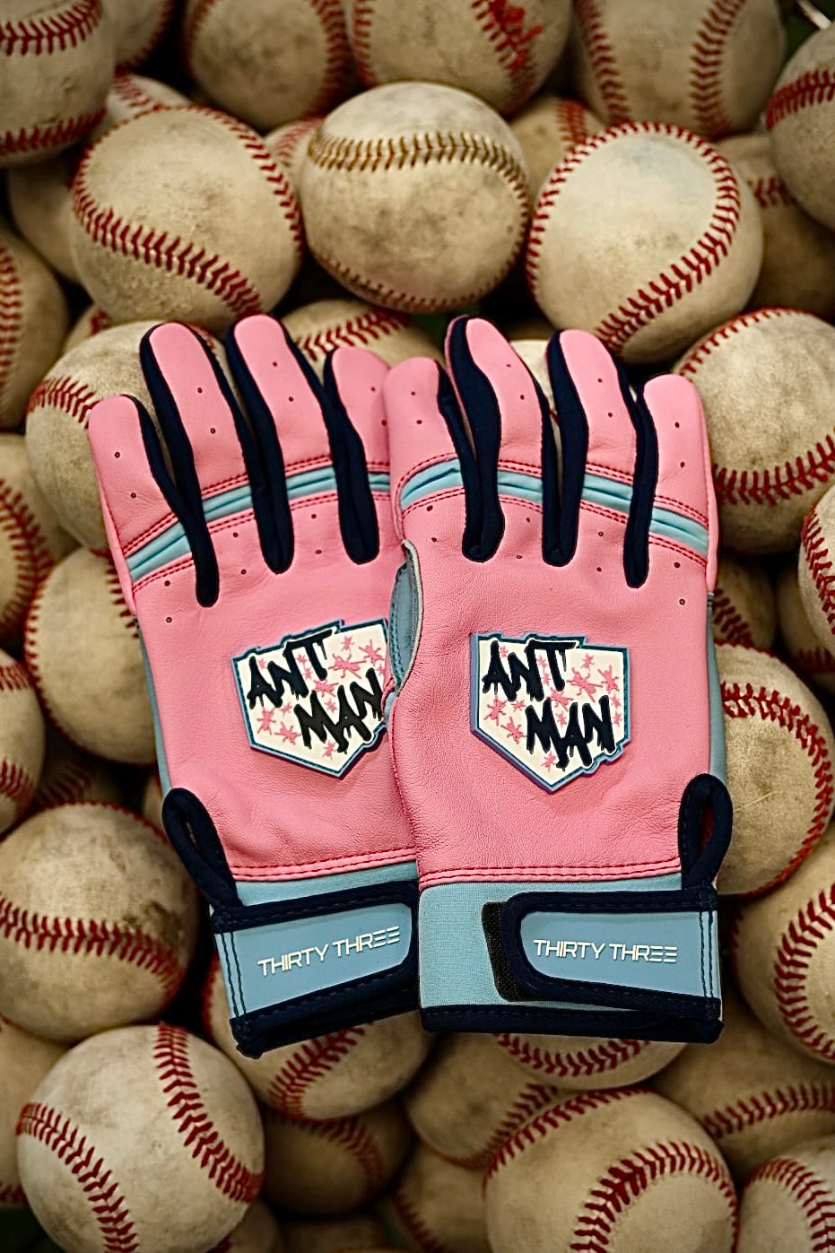 Customer photo review of LP PRO SHORT CUFF BATTING GLOVES
