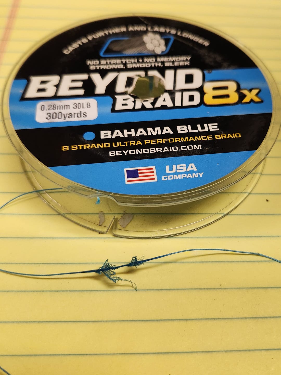 Customer photo review of 8 Strand Braided Fishing Line Series - Super Sleek & Smooth Braided Fishing Line - High Performance Fishing Line For Saltwater & Freshwater