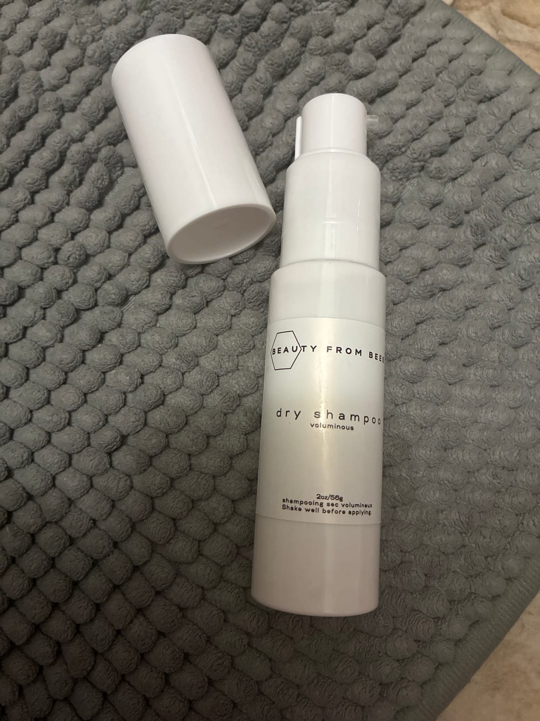 Customer photo review of Voluminous Dry Shampoo