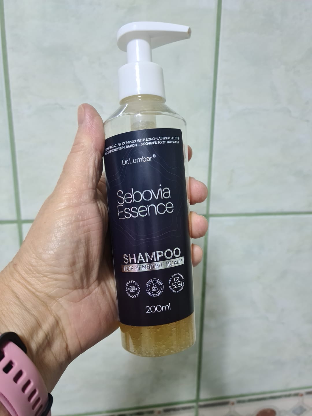 Customer photo review of Sebovia Essence Seborrhea Dermatitis Sampon érzékeny bőrre