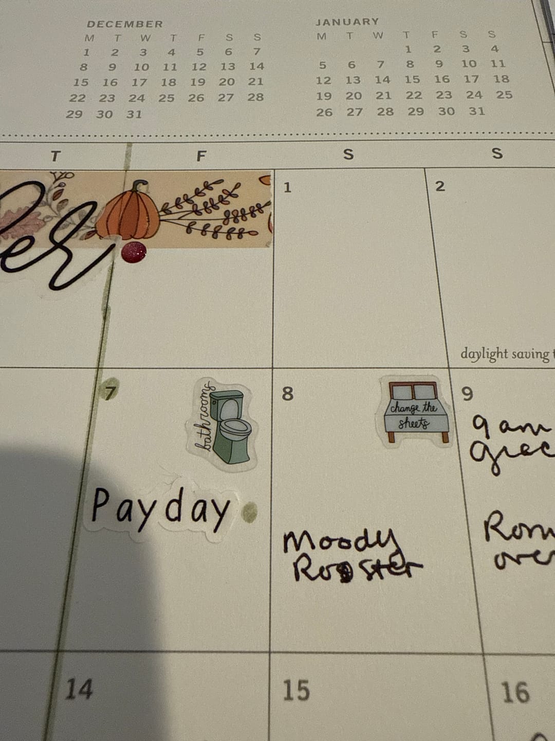 Customer photo review of Tidy Up Stickers