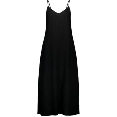 Customer photo review of Gina Women's Linen Slip Dress - Black
