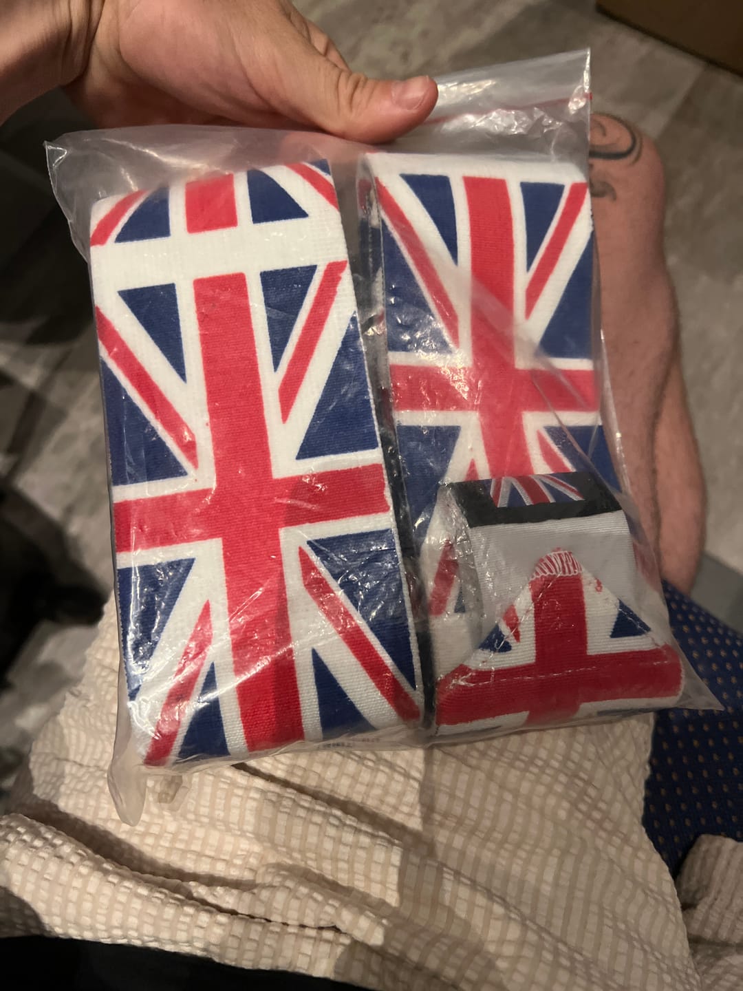 Customer photo review of Heavy Wrist Wraps - UK Flag