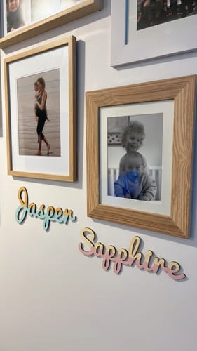 Customer photo review of Bamboo Wall Name - other sizes, fonts and colours available