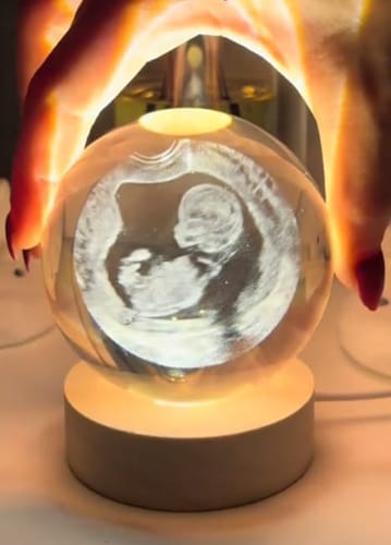 Customer photo review of GlowBaby - some moments glow forever