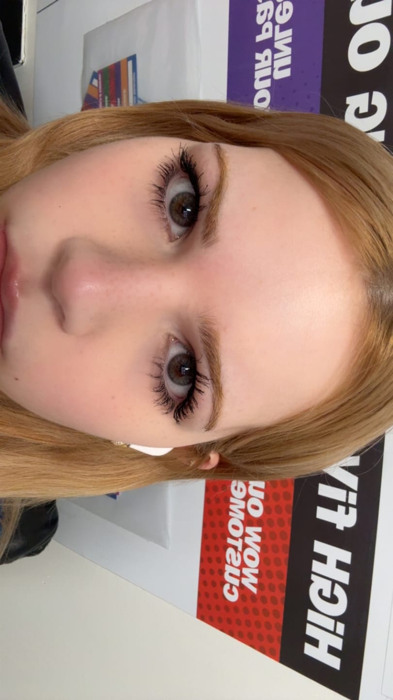 Customer photo review of Iris Blue
