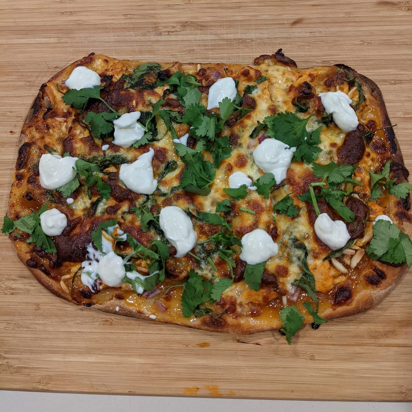 Customer photo review of FAVO 17" Rotating Stone Pizza Oven
