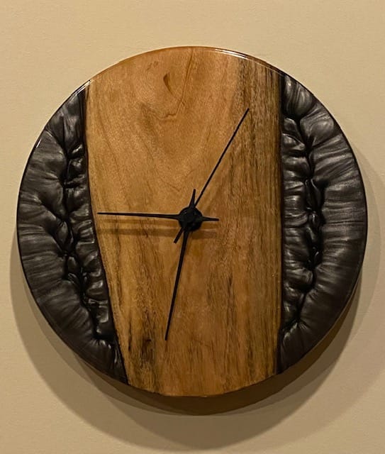 Customer photo review of 12" Circle + Clock Dials Style 2 Acrylic Router Template