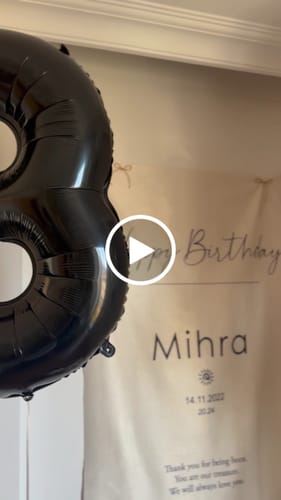 İlayda T. review of Kişiselleştirilebilir Doğum Günü Örtüsü (#56) image 1 out of 1