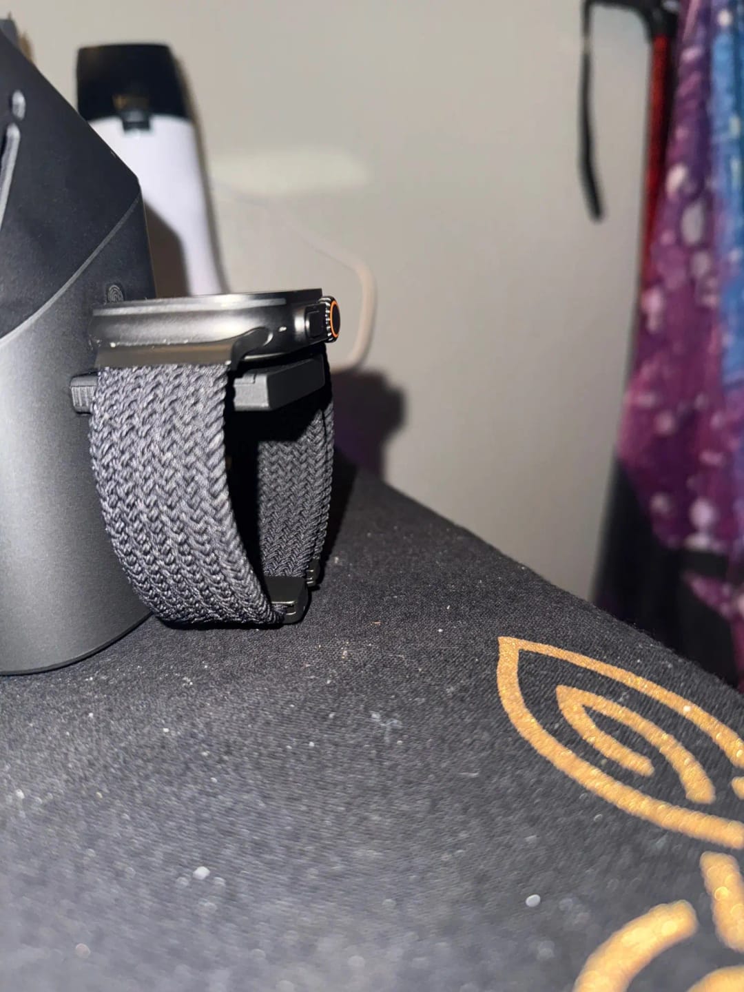 Customer photo review of Bracelet Apple Watch Nylon Tressé Réglable