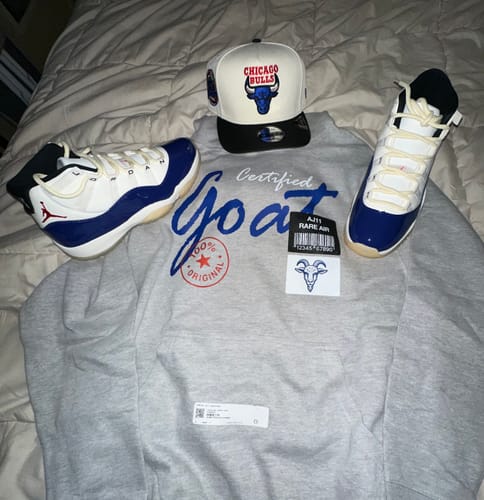 Customer photo review of Certified Goat SNRT Sneaker Tees - Air Jordan 11 Rare Air