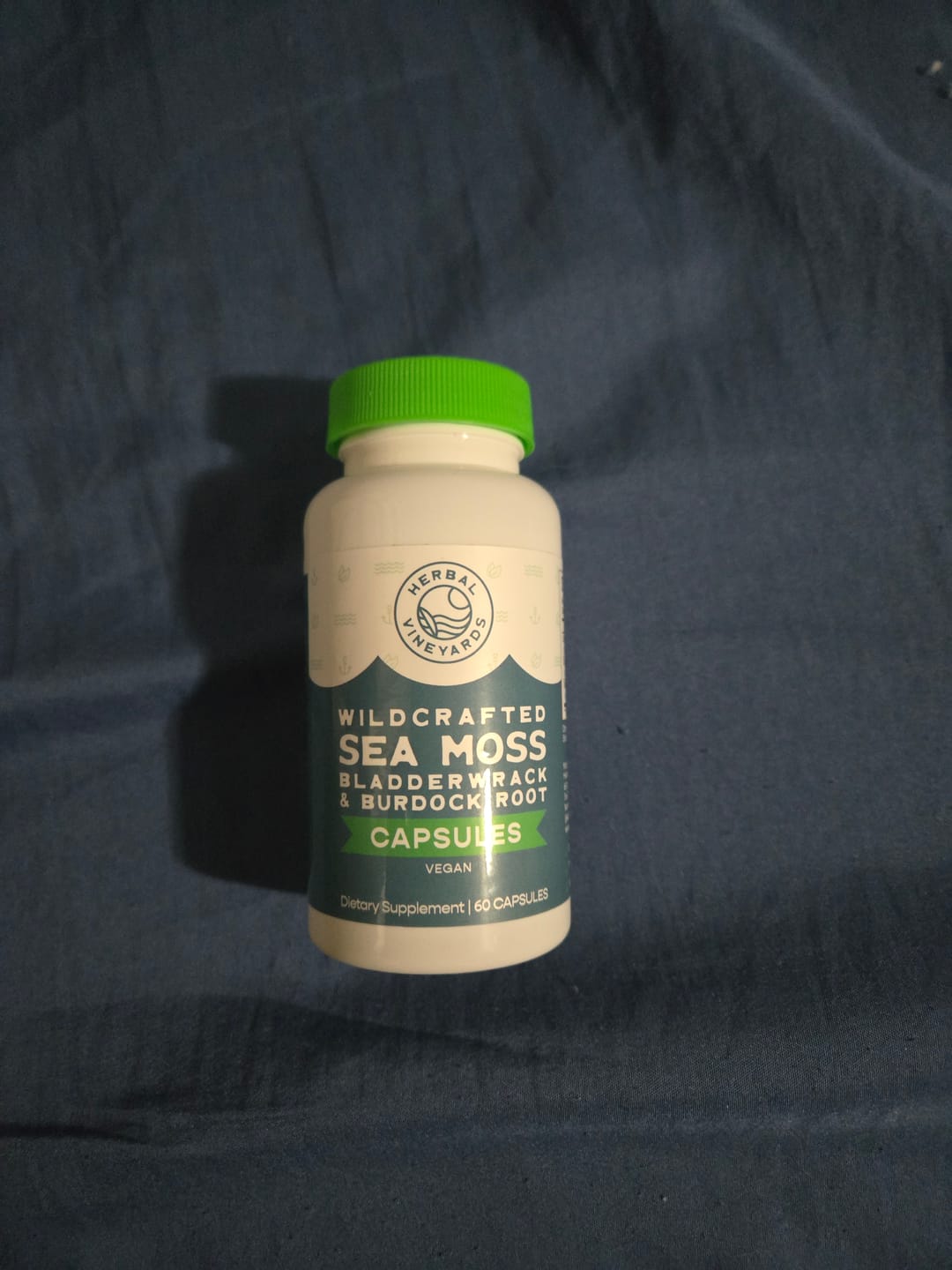 Customer photo review of ORGANIC SEA MOSS, BLADDERWRACK & BURDOCK ROOT VEGETABLE CAPSULES (1500 MG) - 60 Capsules
