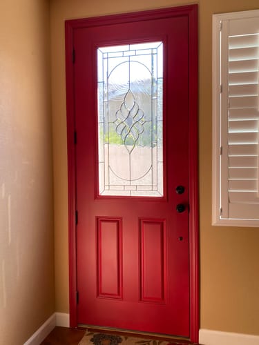 Customer photo review of Saxon Glass and Frame Kit (3/4 Lite)