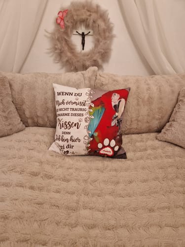 Customer photo review of Seelentröster - Individuelles Kissen
