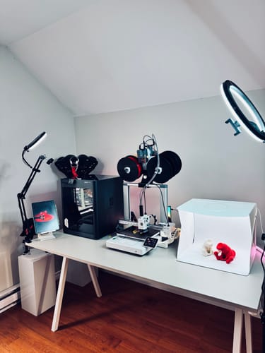 Customer photo review of Bambu Lab A1 Combo