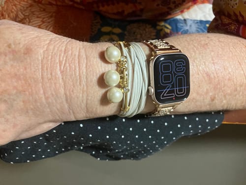 Customer photo review of Pearl Charm Bracelet