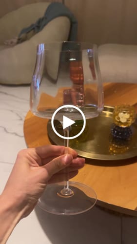 Customer video review of Lumière El Yapımı Şarap Kadehi 850 ml