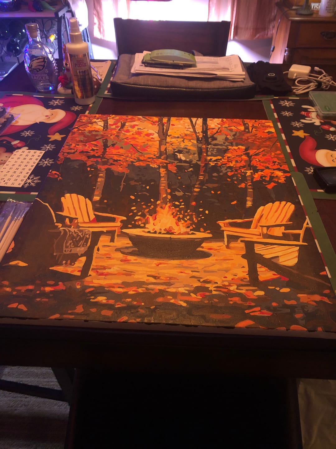 Customer photo review of Cozy Fire Pit