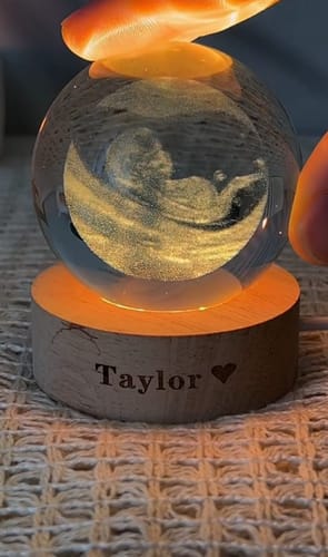 Customer photo review of GlowBaby - some moments glow forever