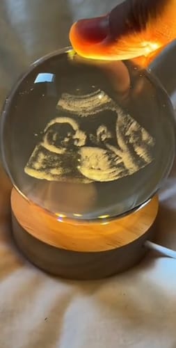Customer photo review of GlowBaby - some moments glow forever