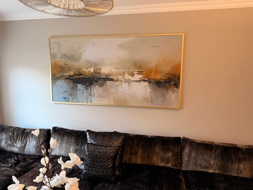 Customer photo review of Lago astratto