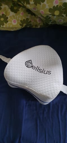 Customer photo review of Cellsius Orthopädisches Kniekissen - Das Geheimnis eines schmerzfreien Schlafs
