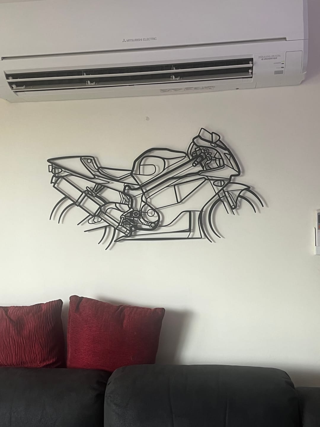 Customer photo review of RC51 2000 Silhouette Metal Wall Art
