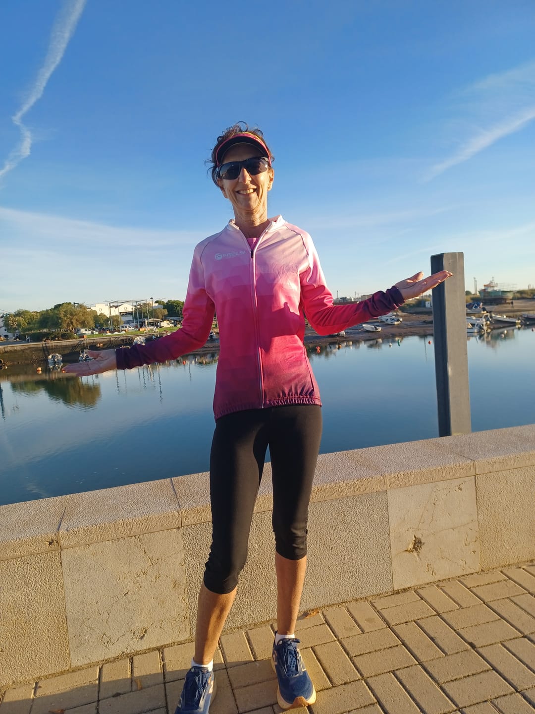 Customer photo review of Pink Elegance | Women's Long Sleeve Cycling Jersey