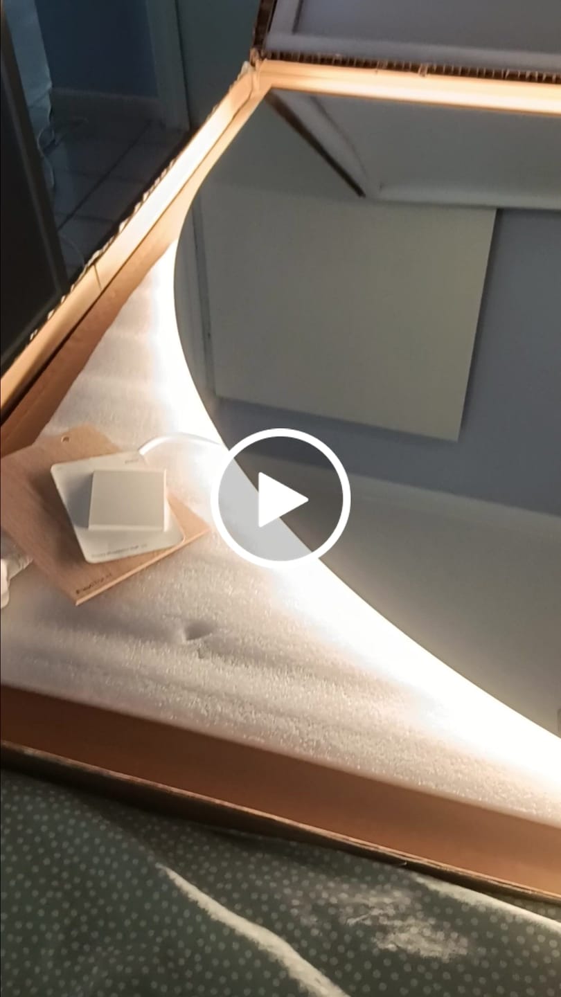 Customer video review of Arch Back-Lit LED Bathroom Mirror | 1000 x 1500