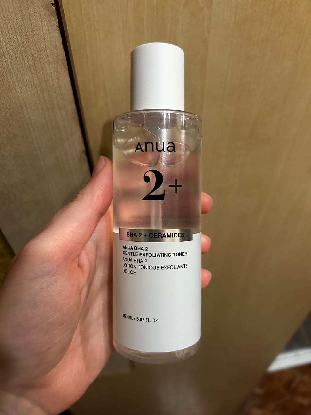Customer photo review of Maigs toniks ādai ar pīlinga efektu un salicilskābi Anua BHA 2% Gentle Exfoliating Toner