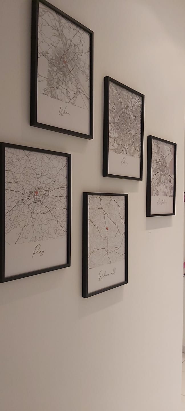 Customer photo review of Zuhause Poster - Personalisierte Stadtkarte
