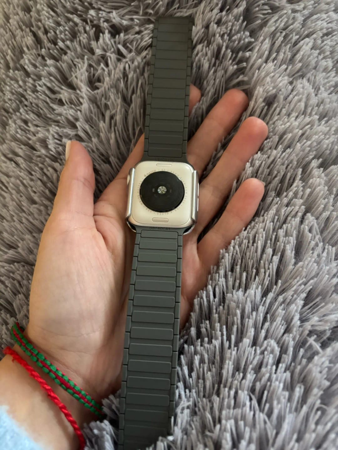 Customer photo review of Bracelet Silicone Magnétique pour Apple Watch