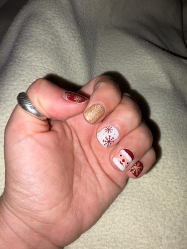 Customer photo review of Regalo de Santa | Stickers de Esmalte