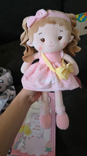 Customer photo review of Personalized Milly Girl & Her Pet