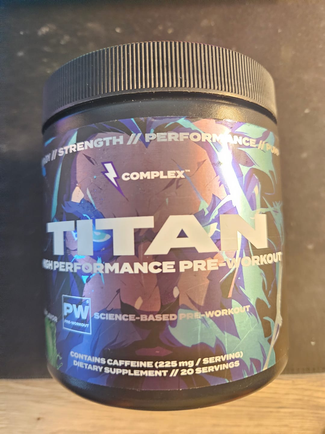 Customer photo review of Titan Pre-workout