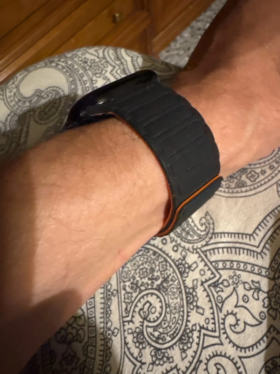 Customer photo review of Bracelet Silicone Magnétique pour Apple Watch