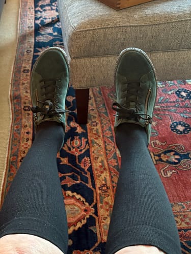 Customer photo review of Performance Eucalyptus Compression Socks