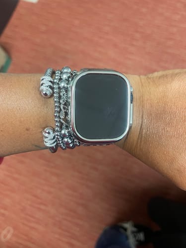 Customer photo review of Valencia Stainless Steel Apple Watch Band