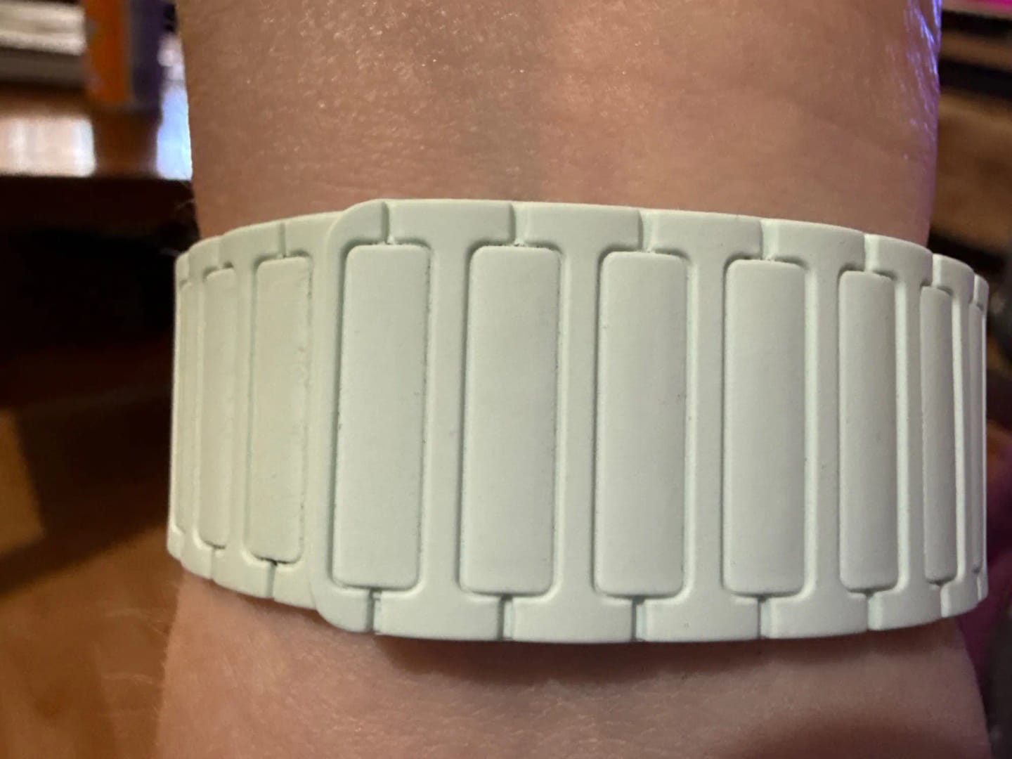 Customer photo review of Bracelet Silicone Magnétique pour Apple Watch