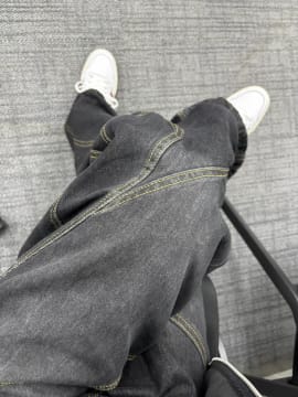 Customer photo review of Aelfric Eden Rope Washed Baggy Barrel Jeans