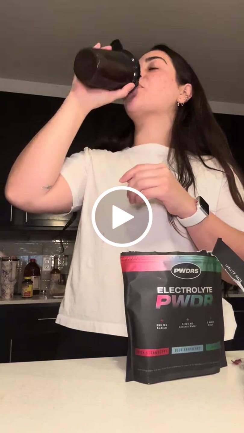 Customer video review of ELECTROLYTE PWDR