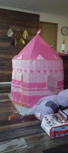 Customer photo review of 🩷 Carpa Castillo de Princesa – El Espacio Mágico Donde Tu Niña Sueña y Juega✨